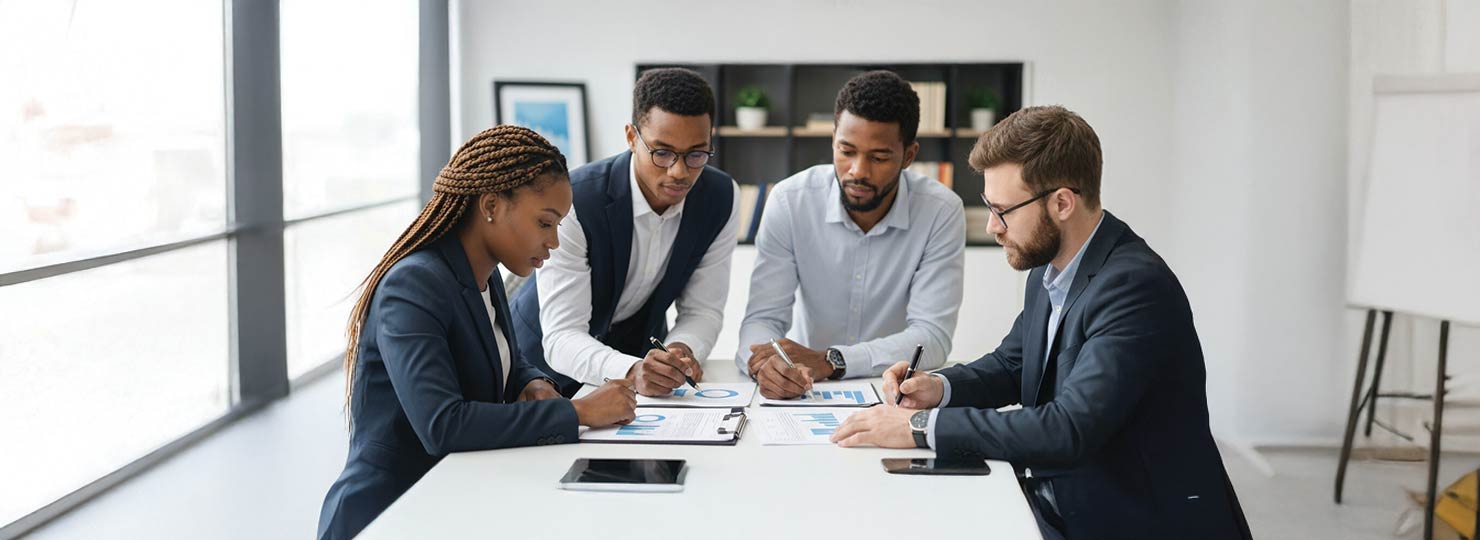 People discussing personal loans together
